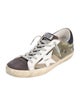 Golden Goose Canvas Printed Sneakers
