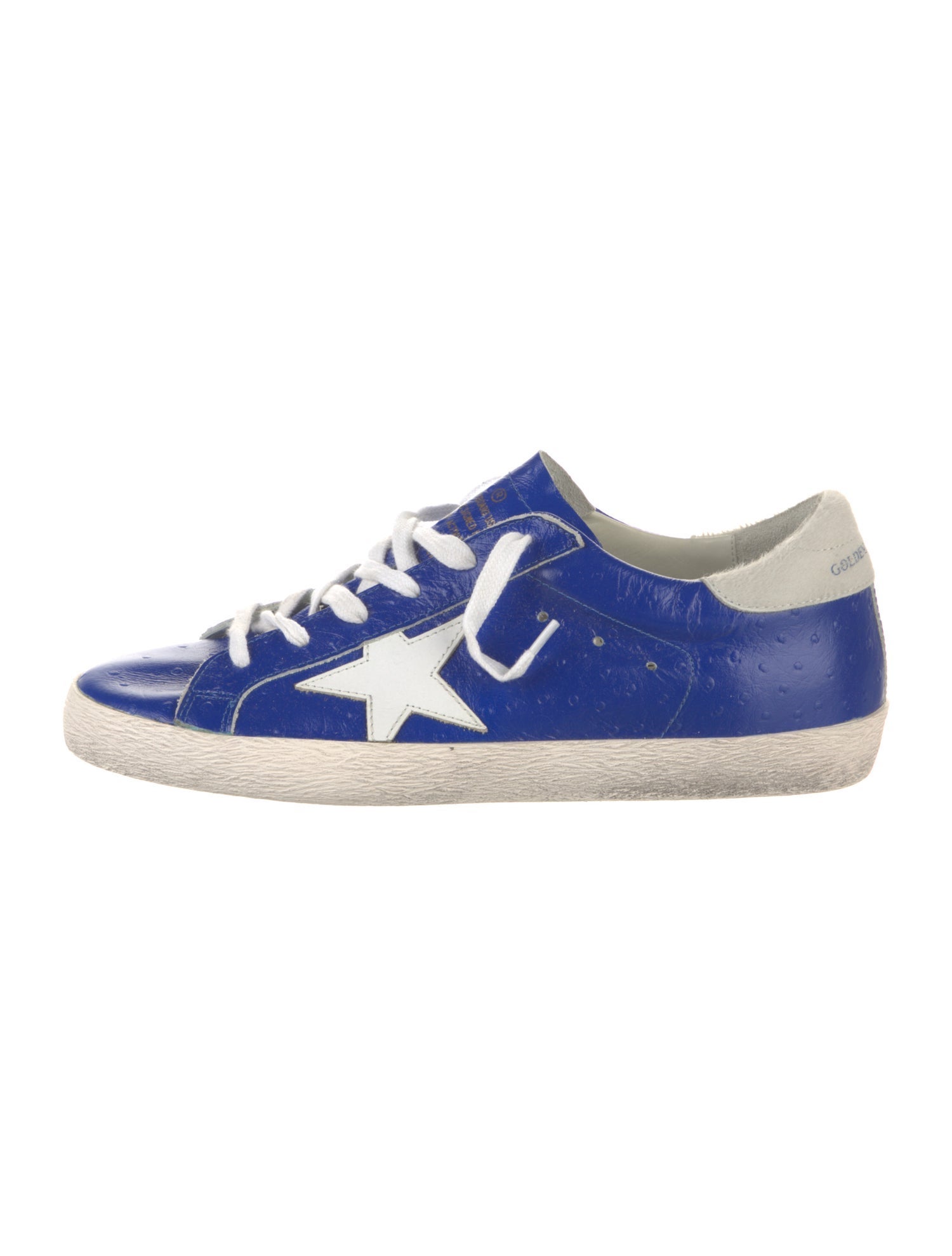 Golden Goose Ostrich Printed Sneakers w/ Tags