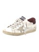 Golden Goose Leather Printed Sneakers
