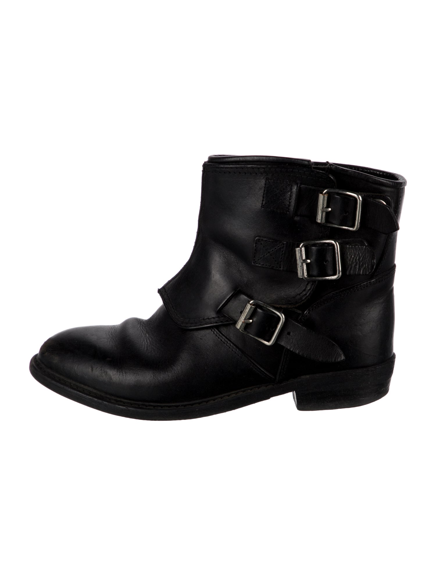 Golden Goose Noha Leather Moto Boots