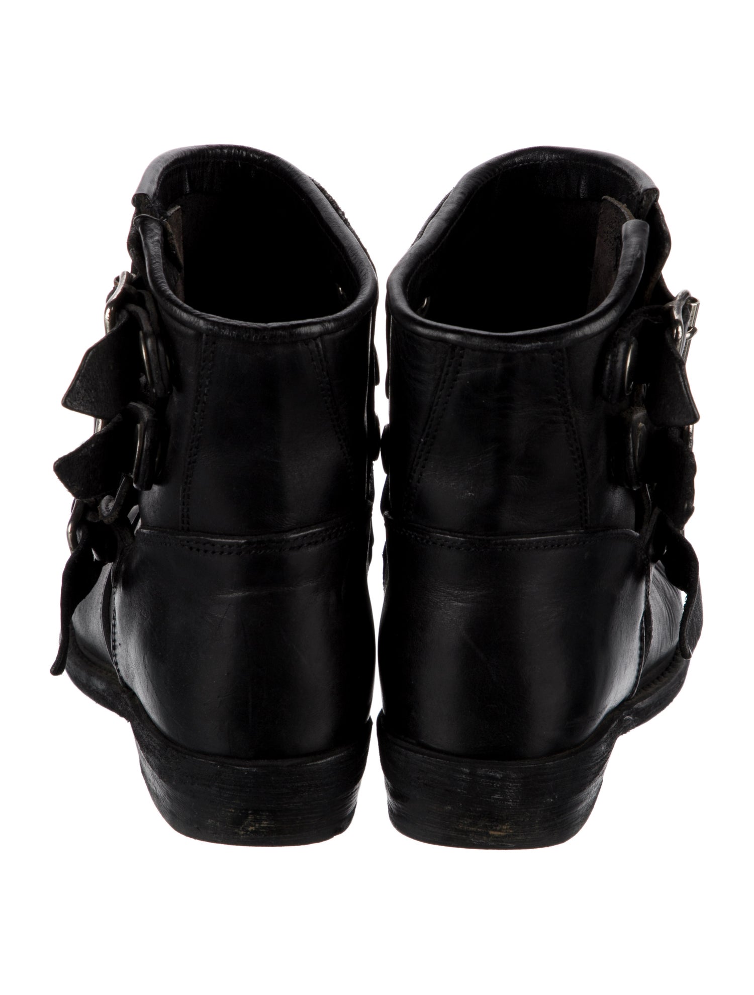 Golden Goose Noha Leather Moto Boots