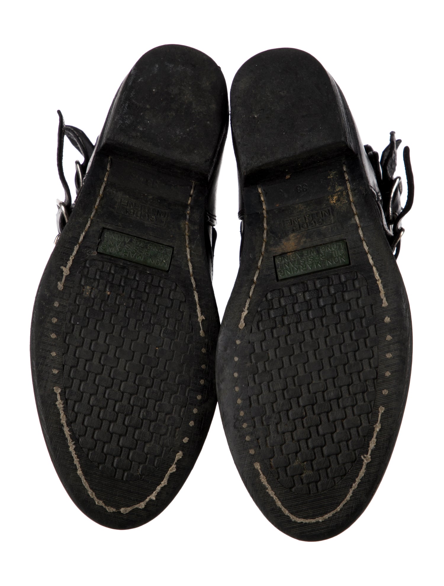 Golden Goose Noha Leather Moto Boots