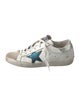Golden Goose Leather Colorblock Pattern Sneakers