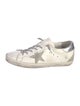 Golden Goose Leather Printed Sneakers