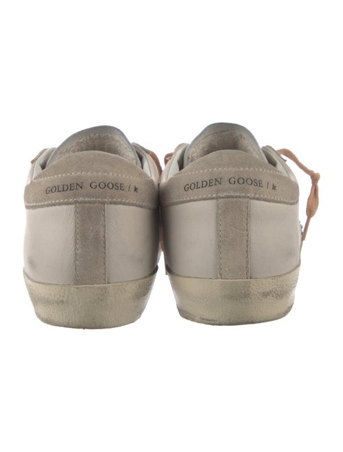 Golden Goose Leather Printed Sneakers