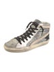 Golden Goose Glitter Animal Print Sneakers