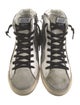 Golden Goose Glitter Animal Print Sneakers