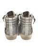 Golden Goose Glitter Animal Print Sneakers