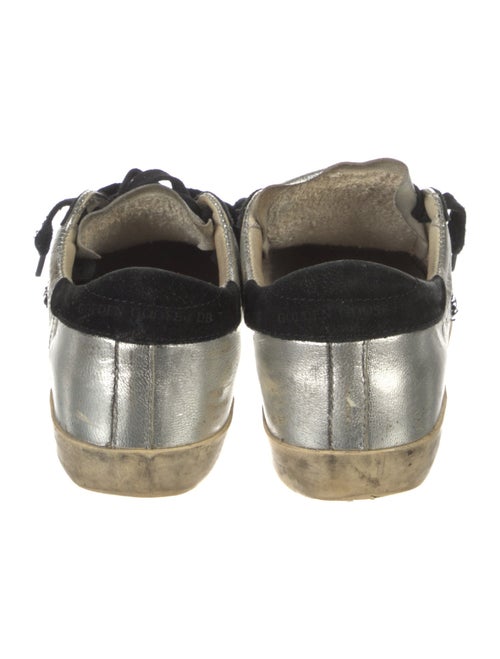 Golden Goose Leather Printed Sneakers