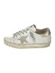 Golden Goose Leather Printed Sneakers