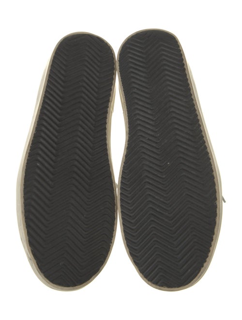 Golden Goose Leather Printed Sneakers