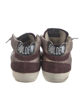 Golden Goose Glitter Printed Sneakers