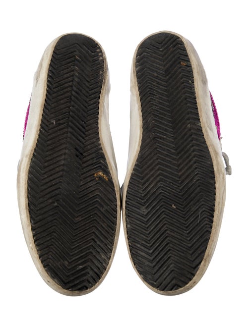 Golden Goose Glitter Printed Sneakers