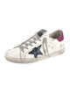 Golden Goose Leather Printed Sneakers