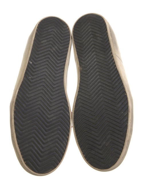 Golden Goose Leather Printed Sneakers