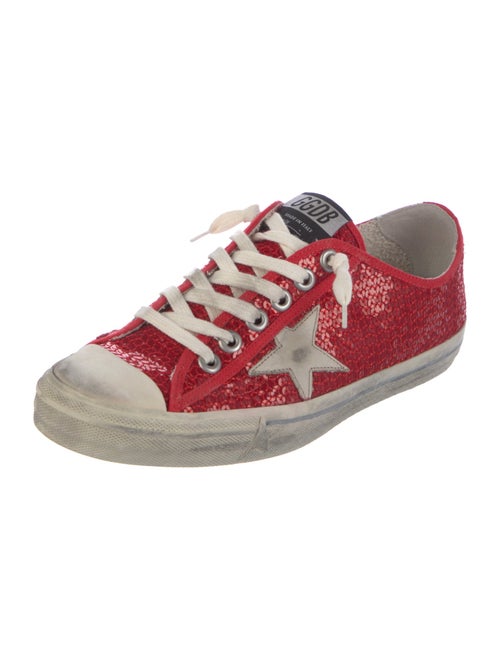 Golden Goose Sequins Printed Sneakers