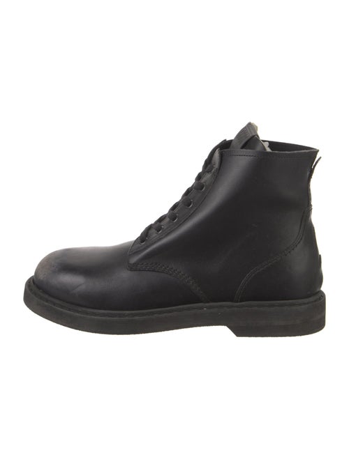 Golden Goose Leather Combat Boots