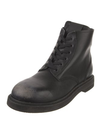 Golden Goose Leather Combat Boots