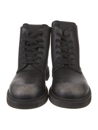 Golden Goose Leather Combat Boots