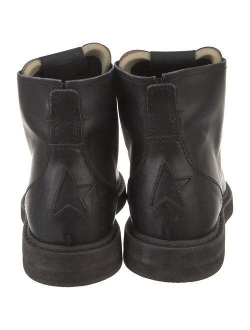 Golden Goose Leather Combat Boots
