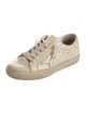 Golden Goose Leather Printed Sneakers