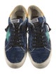 Golden Goose Velvet Printed Sneakers