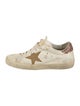 Golden Goose Leather Printed Sneakers