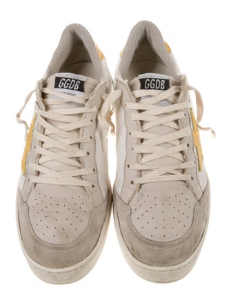 Golden Goose Printed Distressed Accents Sneakers