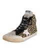 Golden Goose Canvas Animal Print Sneakers