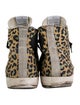 Golden Goose Canvas Animal Print Sneakers