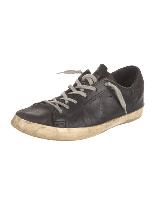 Golden Goose Leather Distressed Accents Sneakers