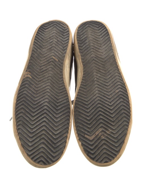 Golden Goose Leather Distressed Accents Sneakers