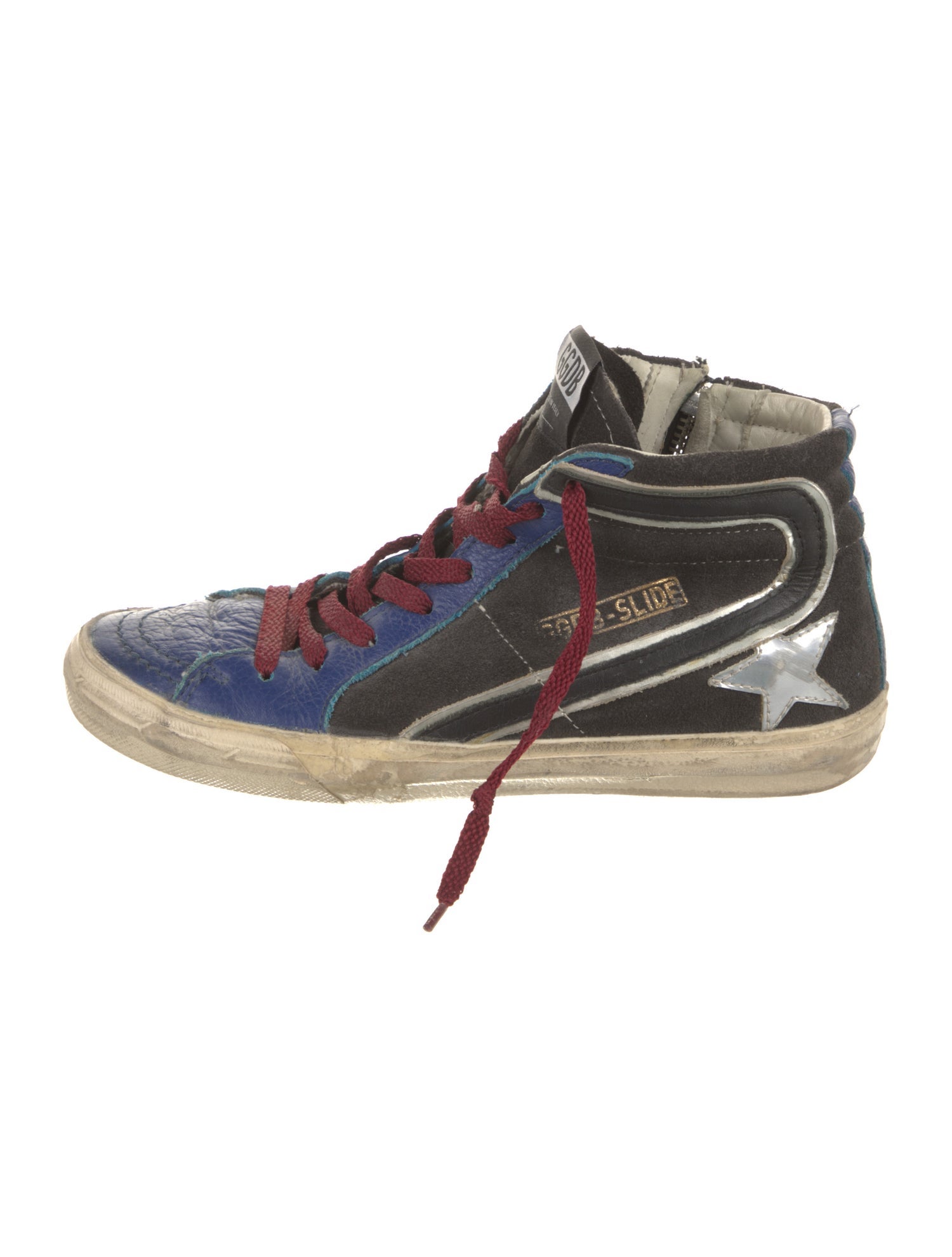 Golden Goose Suede Animal Print Sneakers