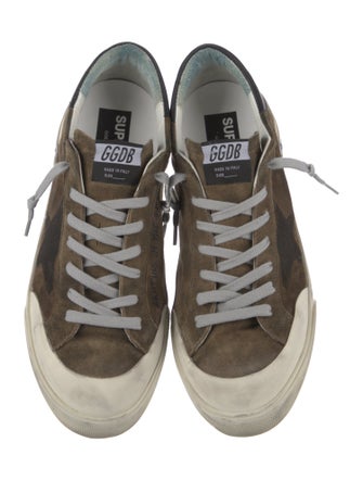 Golden Goose Suede Printed Sneakers
