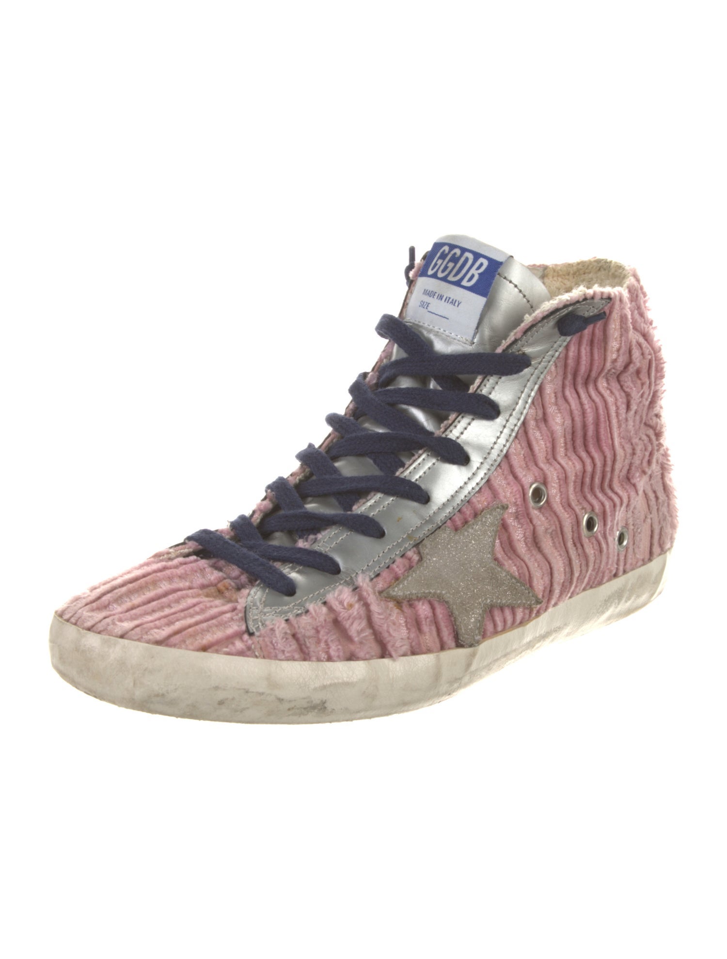 Golden Goose Velvet Printed Sneakers