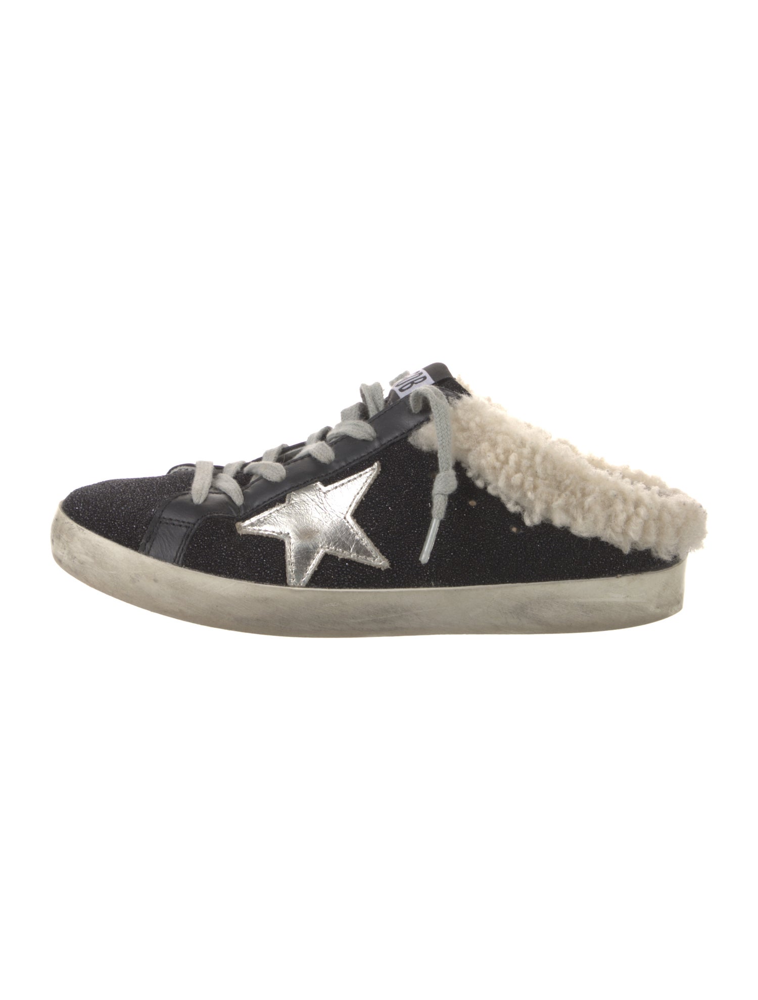 Golden Goose Printed Distressed Accents Sneakers