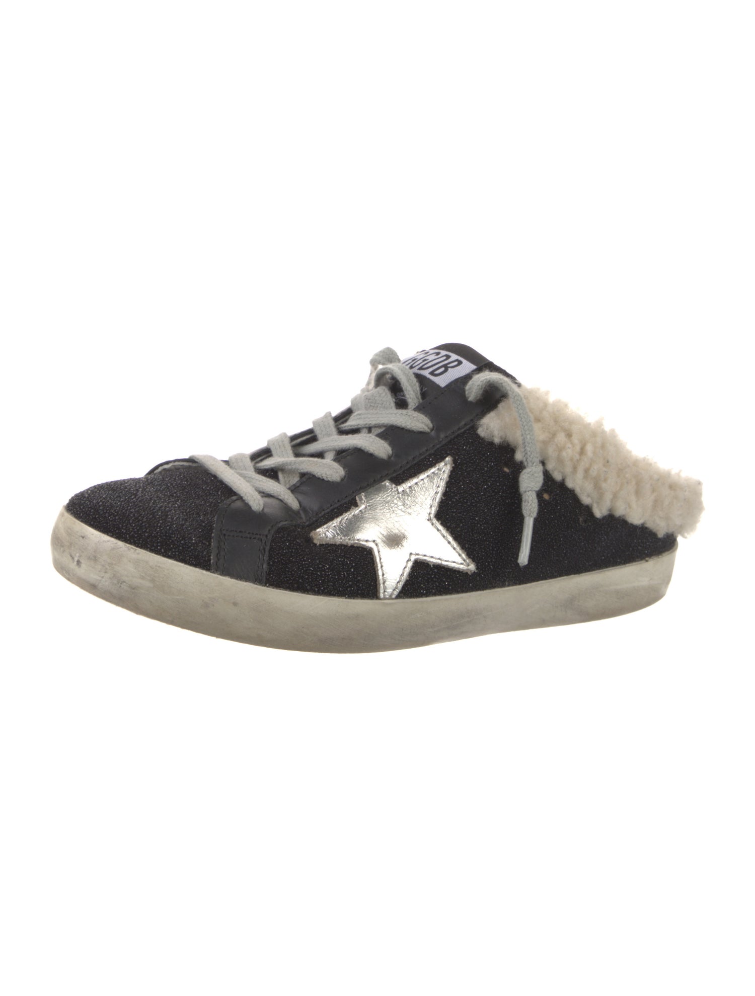 Golden Goose Printed Distressed Accents Sneakers