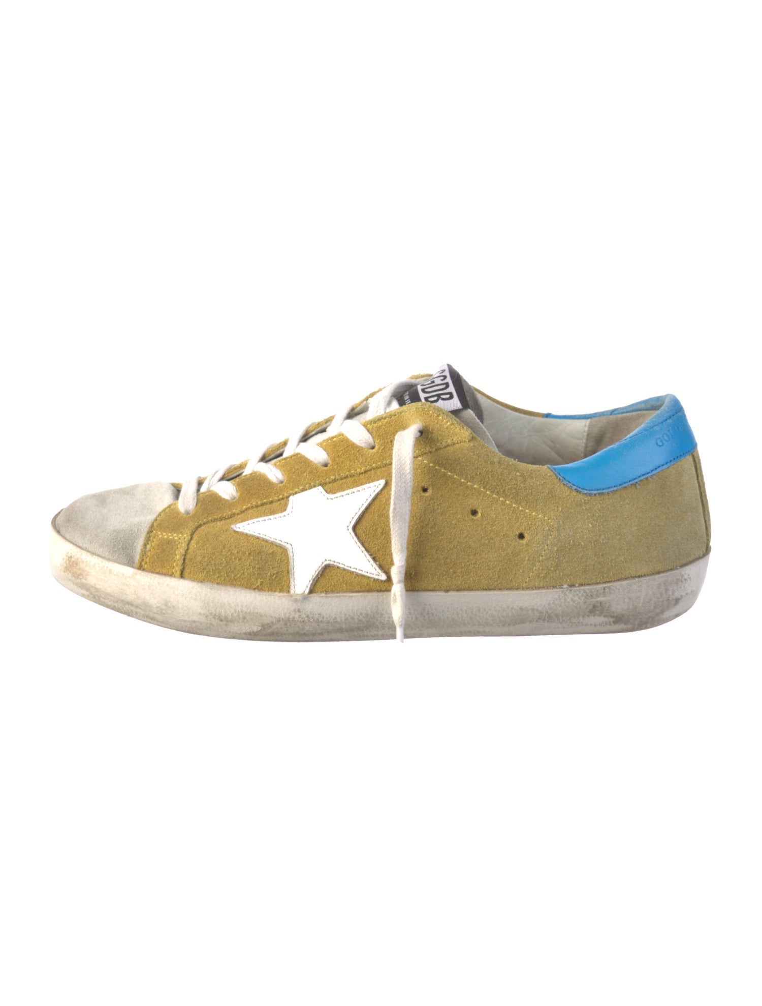 Golden Goose Suede Distressed Accents Sneakers