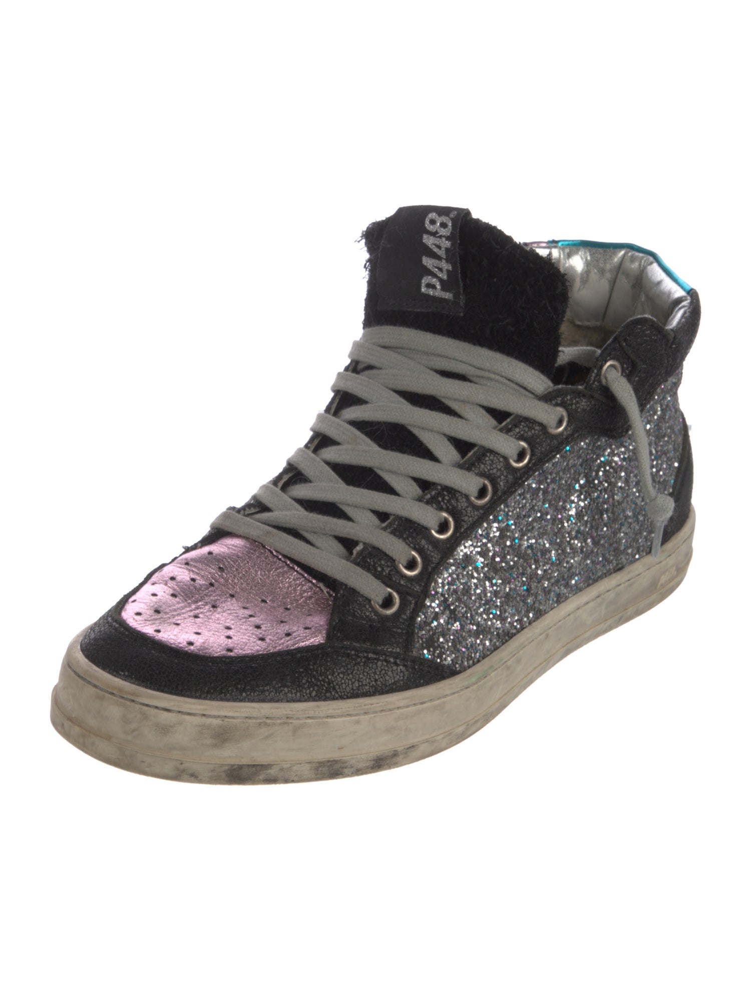 P448 Glitter Glitter Accents Sneakers
