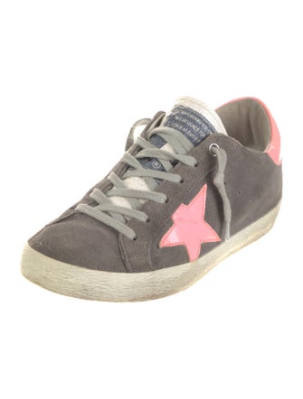 Golden Goose Suede Printed Sneakers