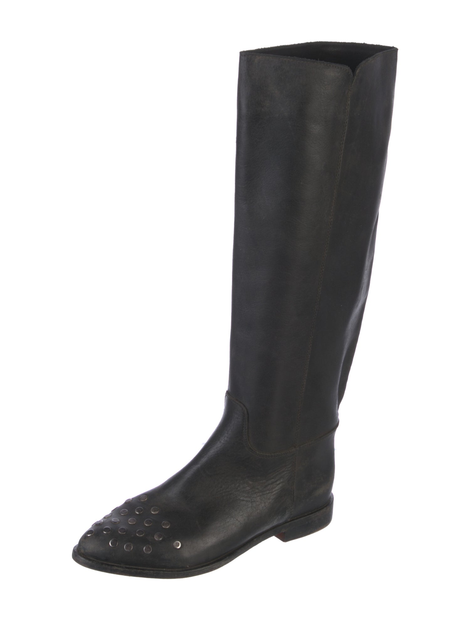 Golden Goose Sienna Leather Riding Boots