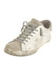 Golden Goose Leather Colorblock Pattern Sneakers