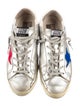 Golden Goose Leather Printed Sneakers