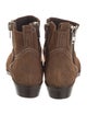 Golden Goose Suede Distressed Accents Lace-Up Boots