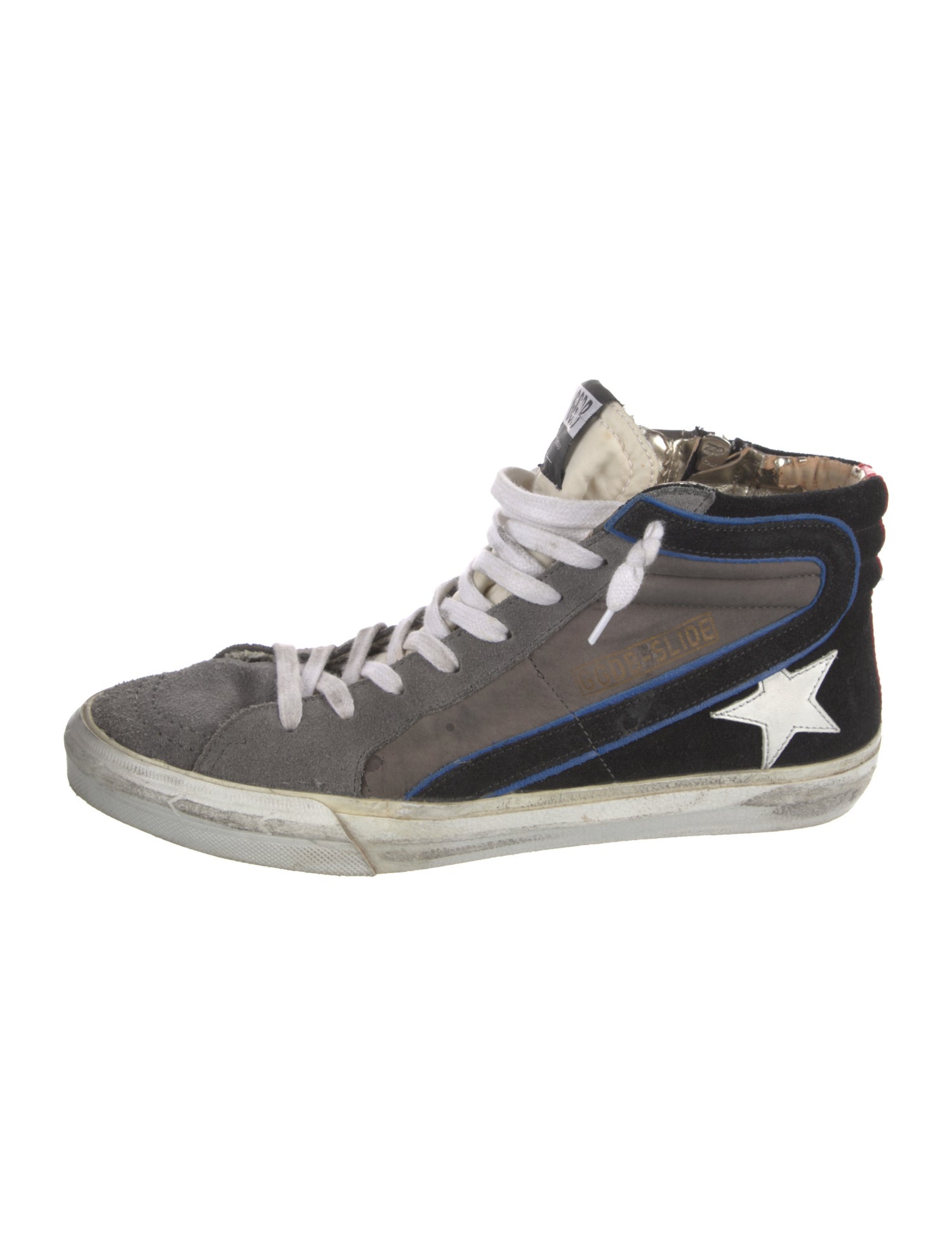 Golden Goose Suede Printed Sneakers