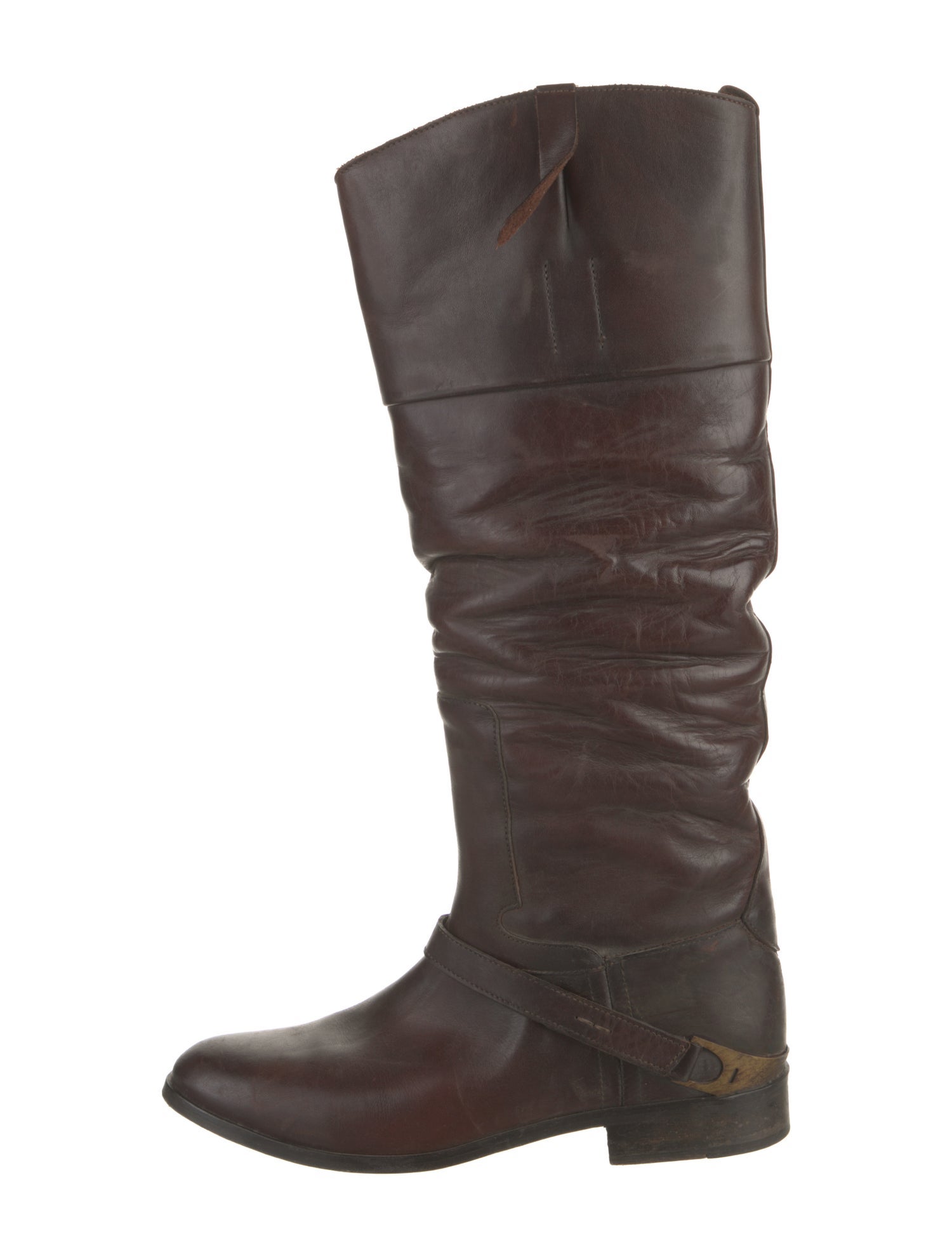 Golden Goose Leather Riding Boots