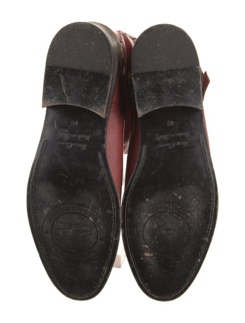 Golden Goose Leather Distressed Accents Riding Boots