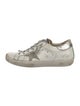 Golden Goose Leather Colorblock Pattern Sneakers