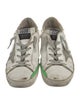 Golden Goose Leather Colorblock Pattern Sneakers