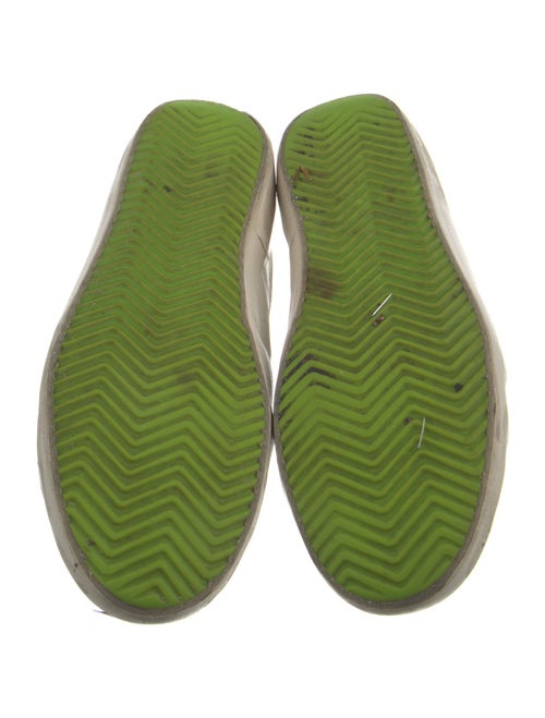 Golden Goose Leather Colorblock Pattern Sneakers